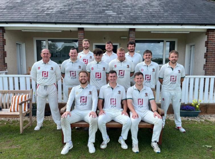 Jack (Middle, back row) with the Pembroke CC first team